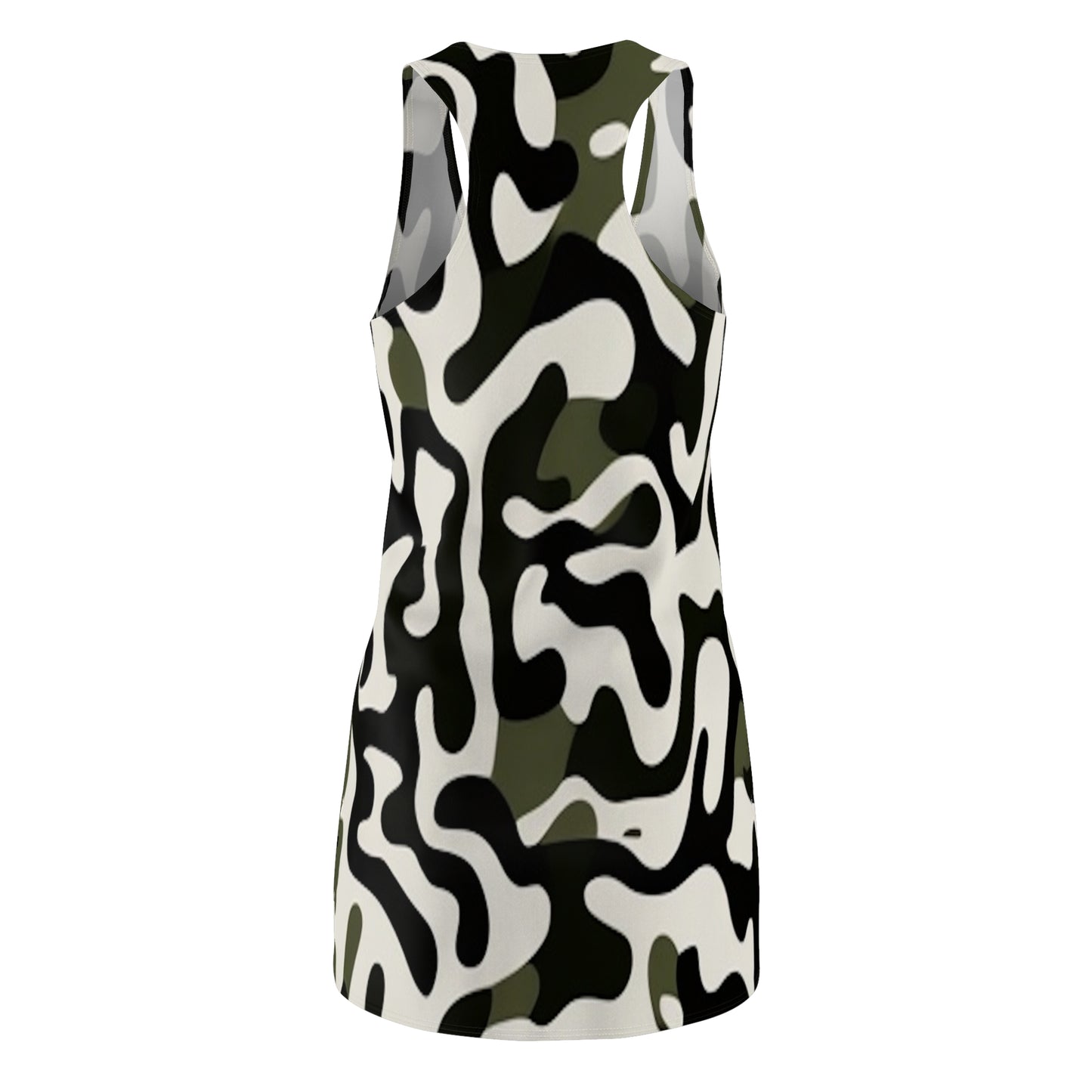 Camo Women's Cut & Sew Racerback Dress (AOP)