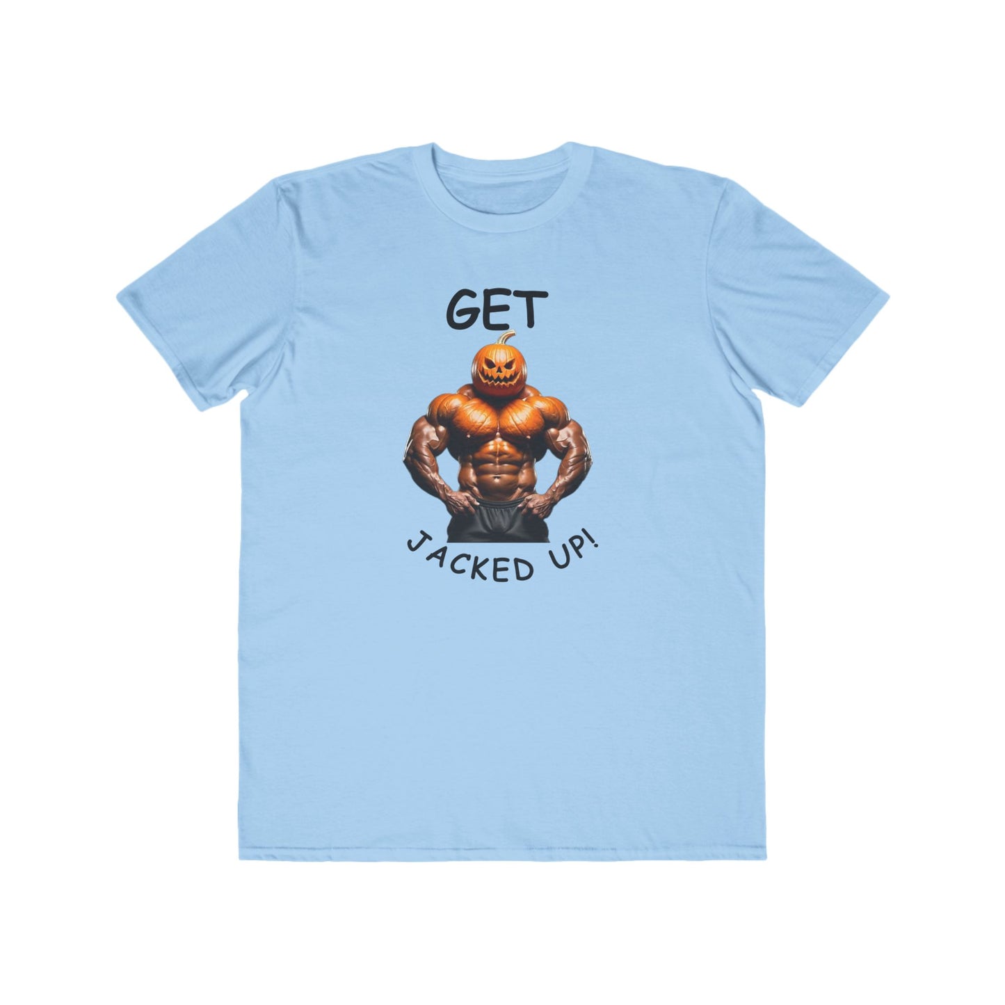 Get Jacked Up Pumpkin Head Men's Lightweight Fashion Tee