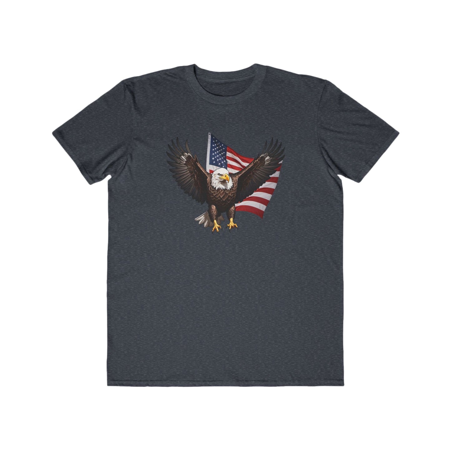 American Eagle with Flag Lightweight Fashion Tee