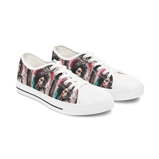 Woman on the Street Women's Low Top Sneakers