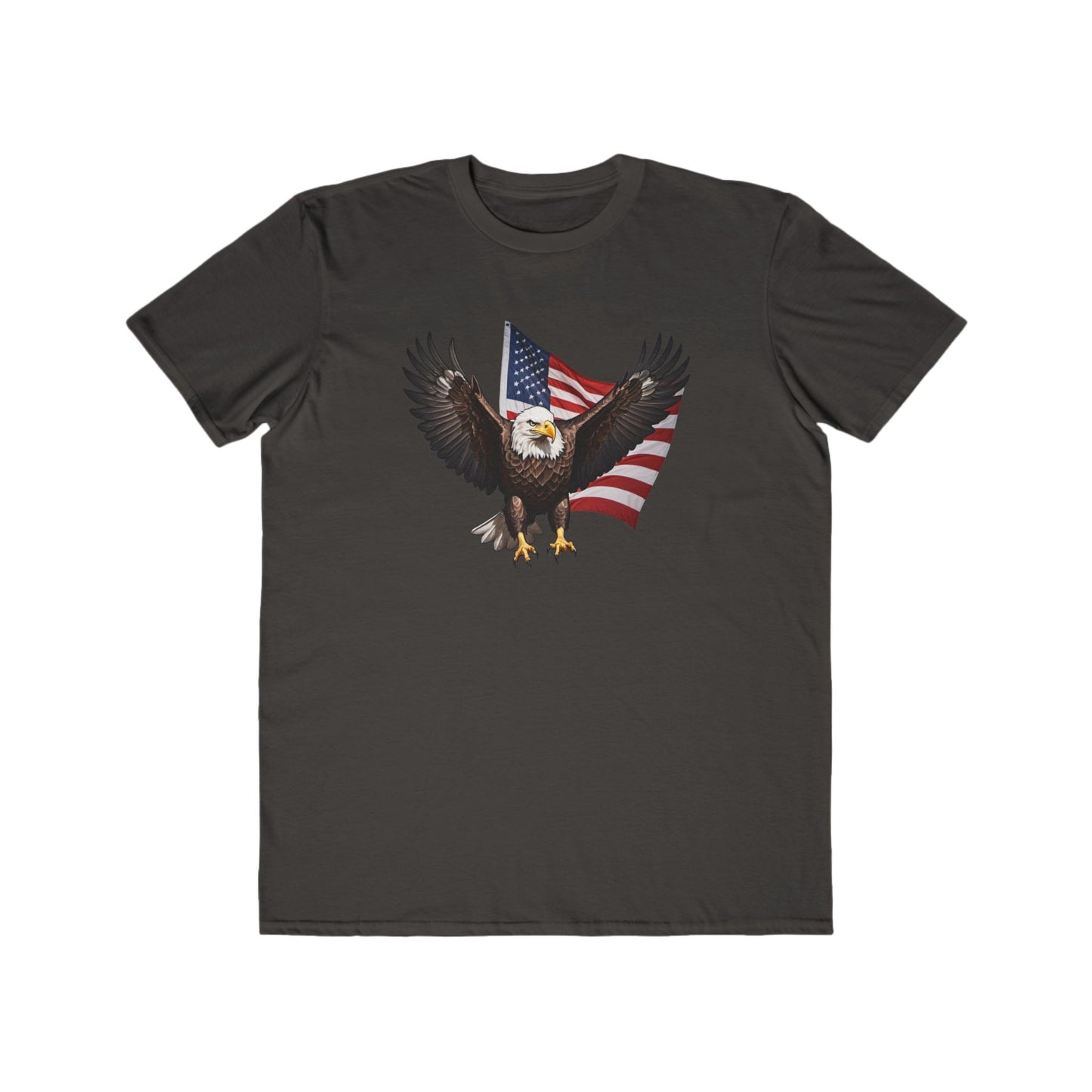 American Eagle with Flag Lightweight Fashion Tee