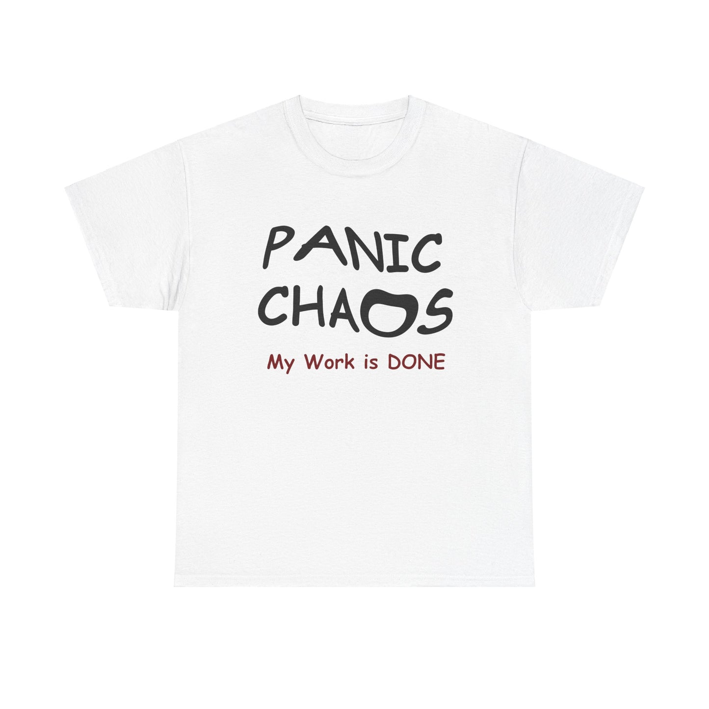 Panic Chaos Unisex Heavy Cotton Tee