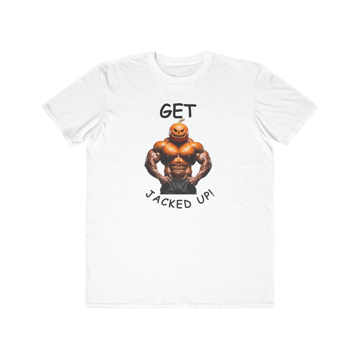 Get Jacked Up Pumpkin Head Men's Lightweight Fashion Tee