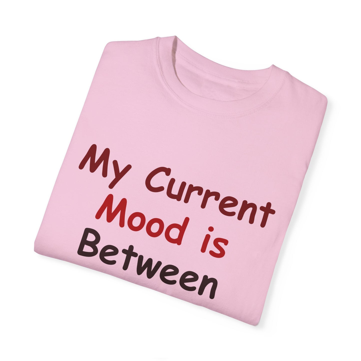 Garment-Dyed T-shirt - Current Mood Between Axe and Gasoline