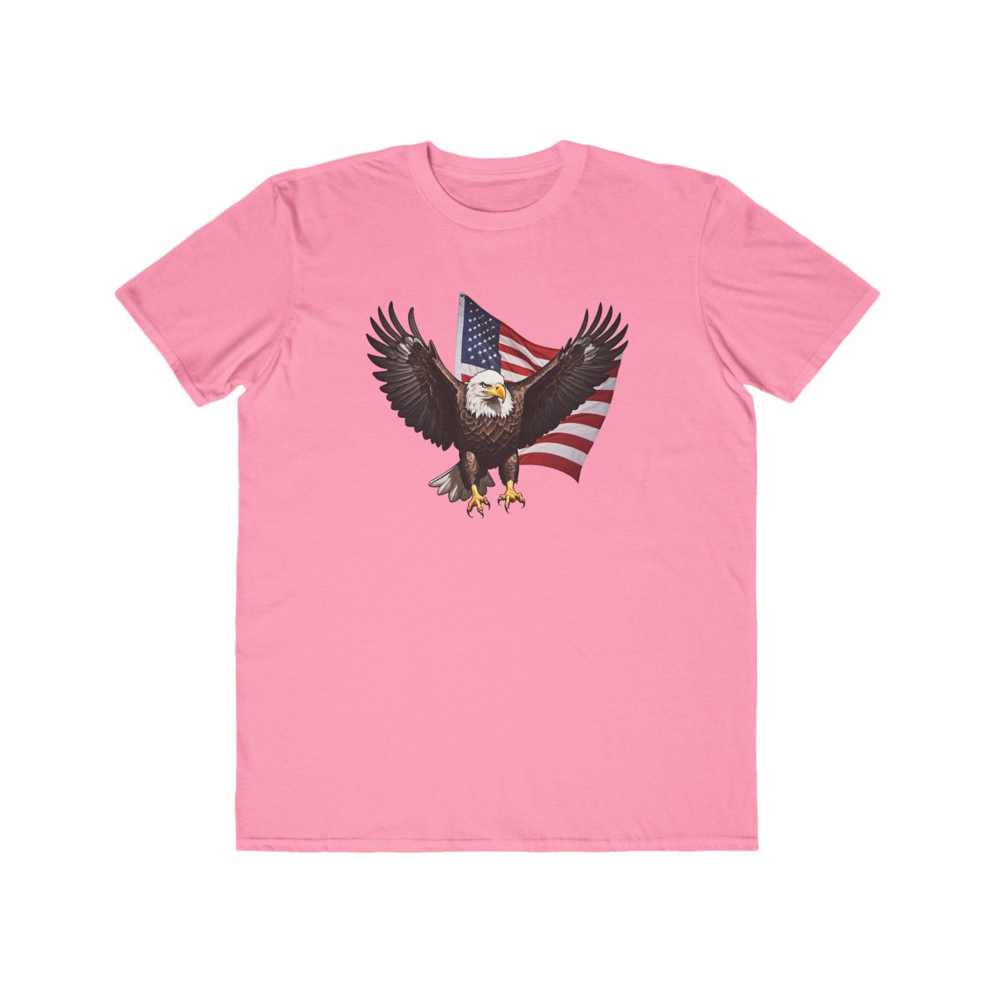 American Eagle with Flag Lightweight Fashion Tee