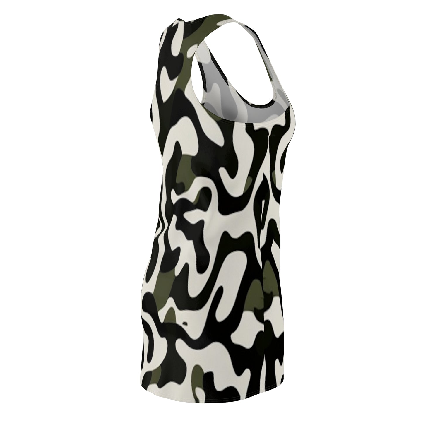 Camo Women's Cut & Sew Racerback Dress (AOP)