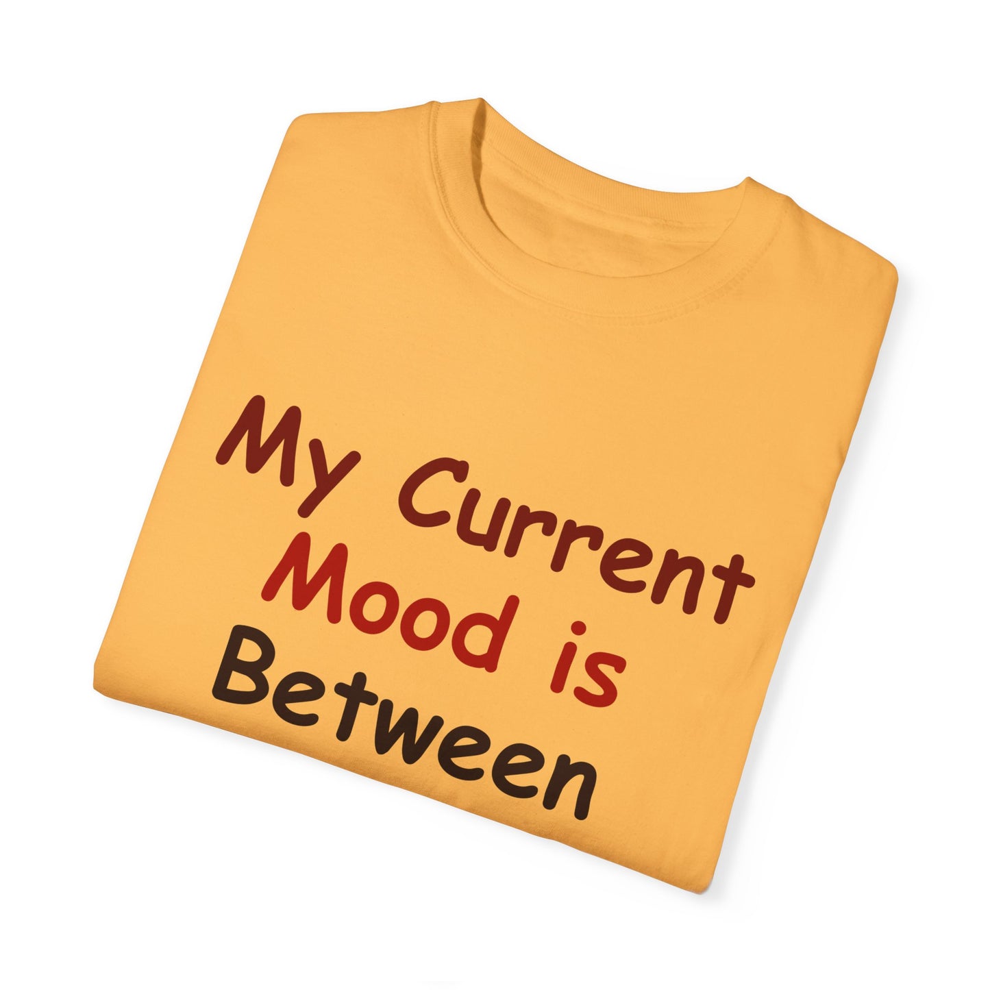 Garment-Dyed T-shirt - Current Mood Between Axe and Gasoline