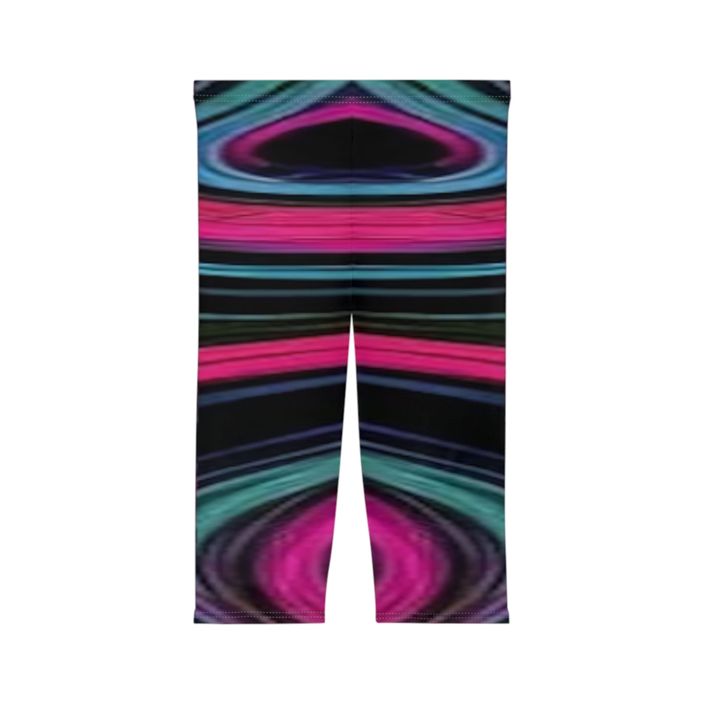 Swirl Pattern Basic Women’s Capri Leggings (AOP)