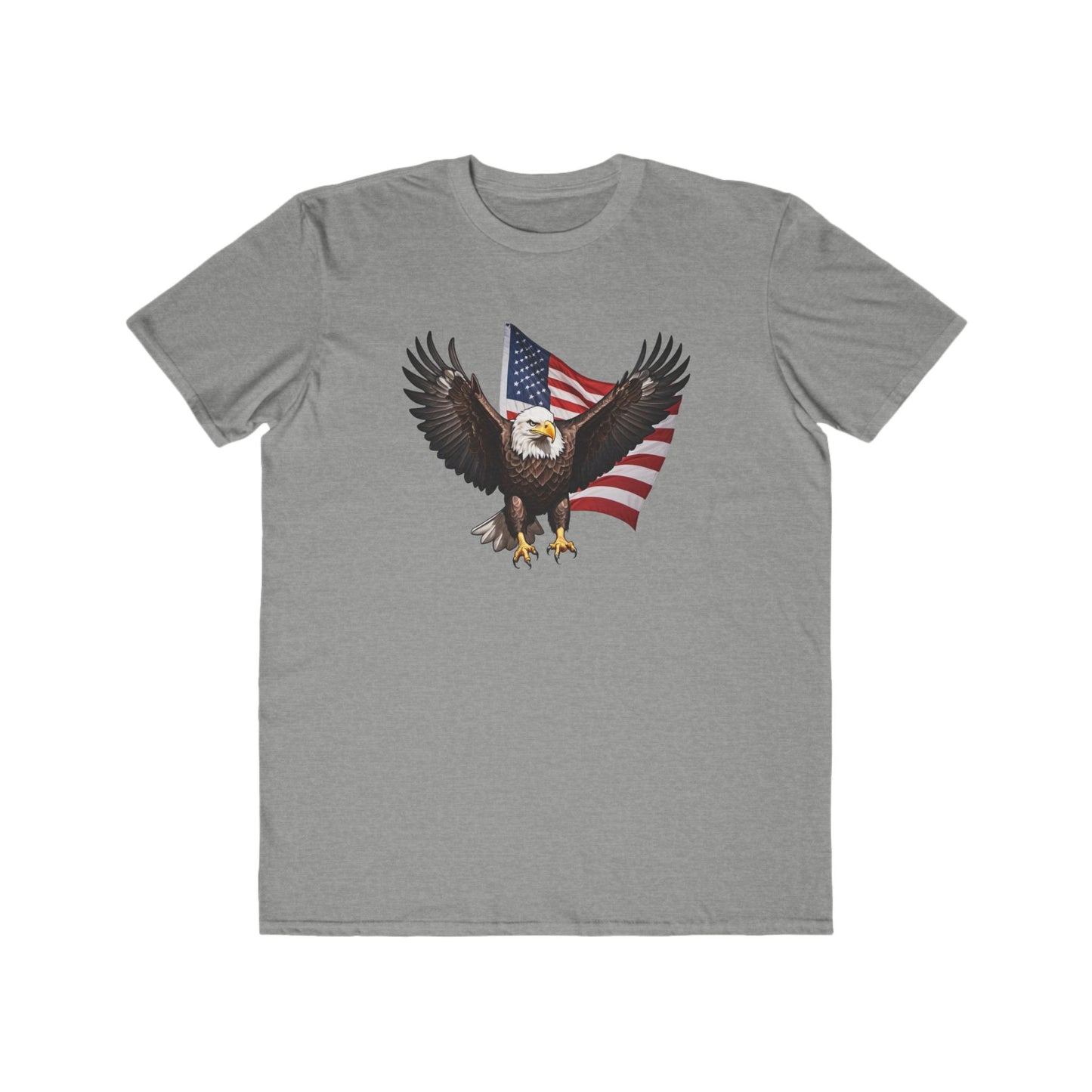 American Eagle with Flag Lightweight Fashion Tee