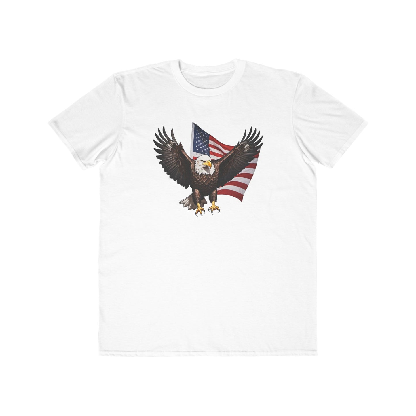 American Eagle with Flag Lightweight Fashion Tee