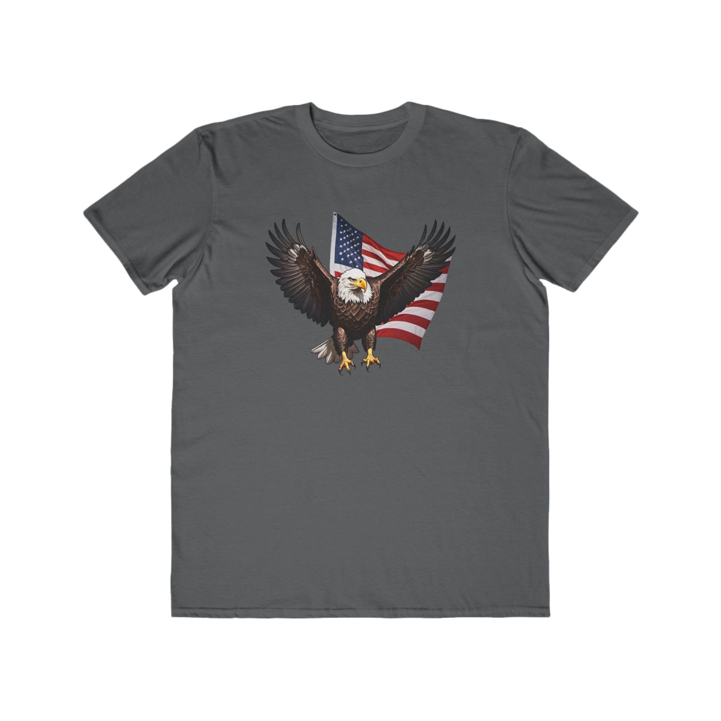 American Eagle with Flag Lightweight Fashion Tee