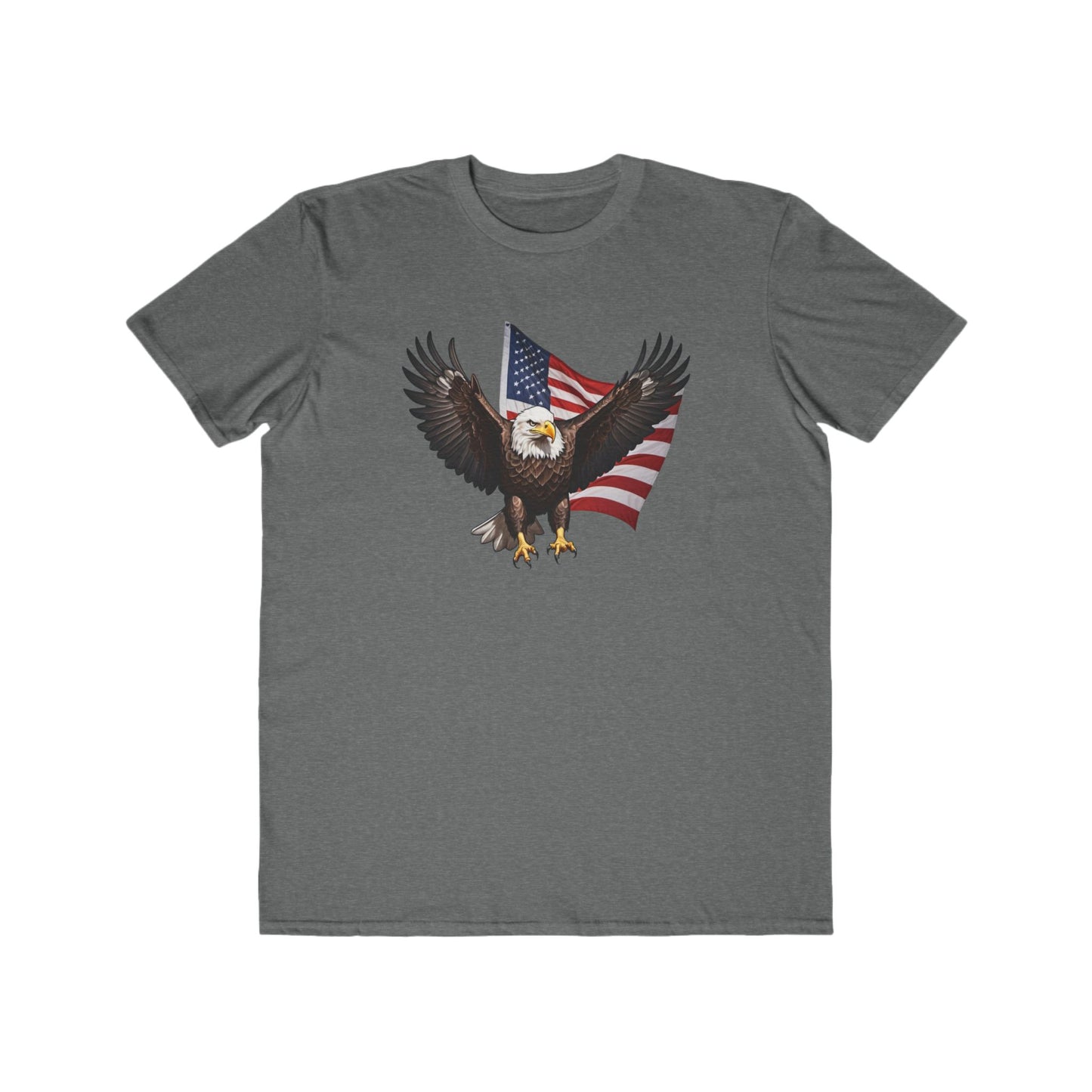 American Eagle with Flag Lightweight Fashion Tee