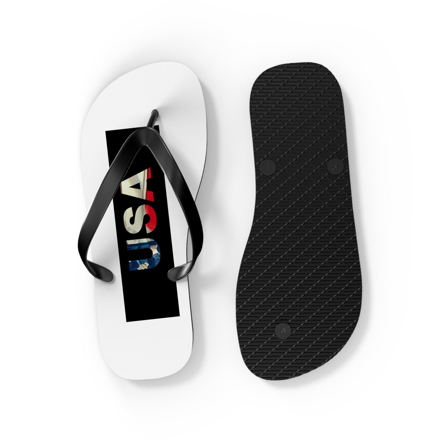 USA American Eagle Flip Flops