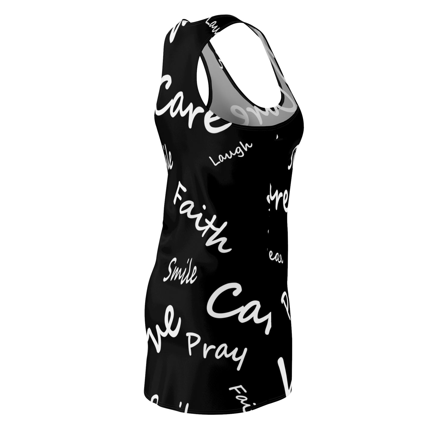 Faith and Pray Women's Cut & Sew Racerback Dress (AOP)