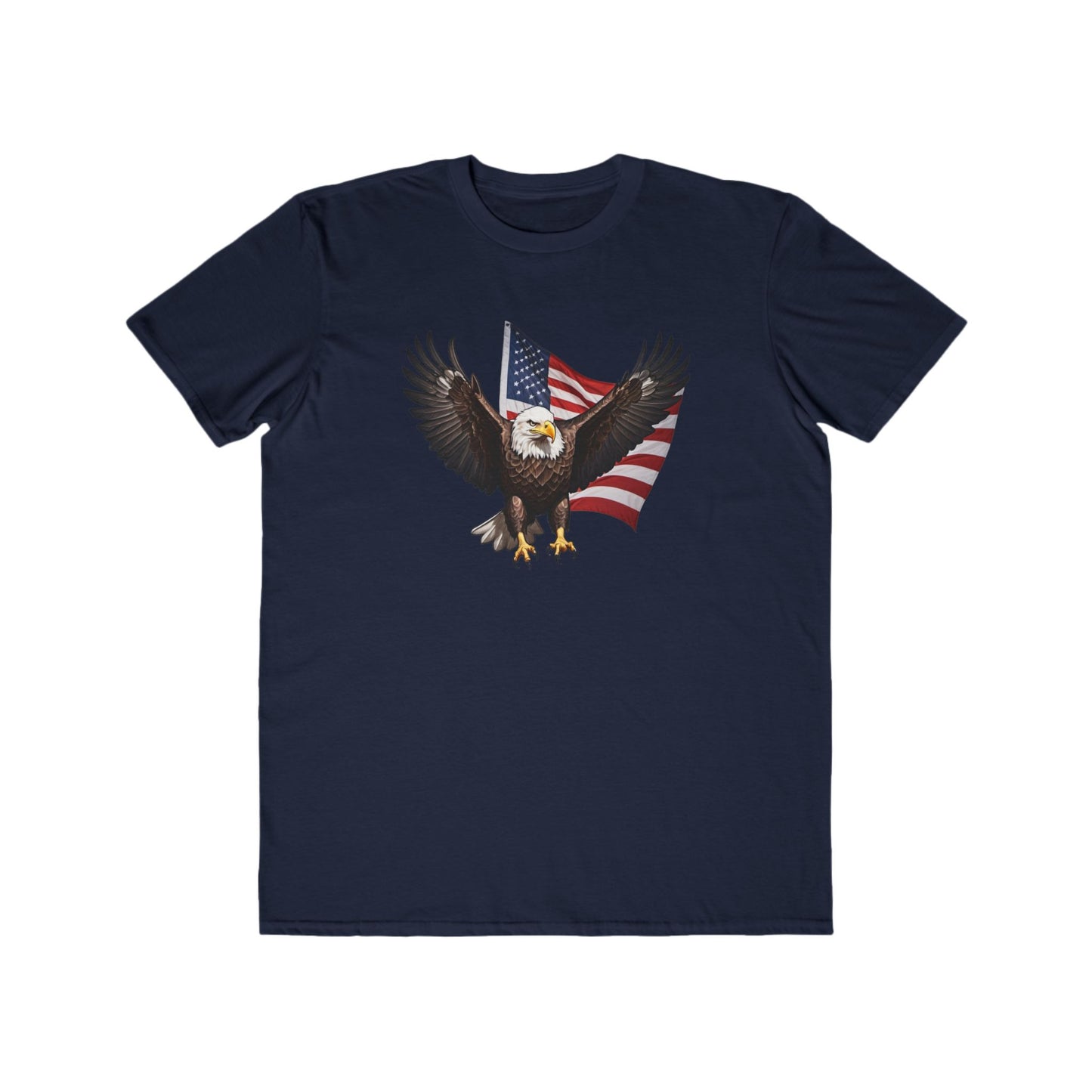 American Eagle with Flag Lightweight Fashion Tee