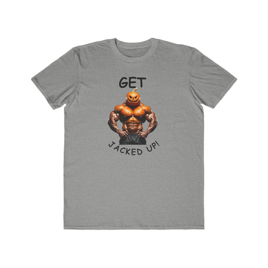 Get Jacked Up Pumpkin Head Men's Lightweight Fashion Tee