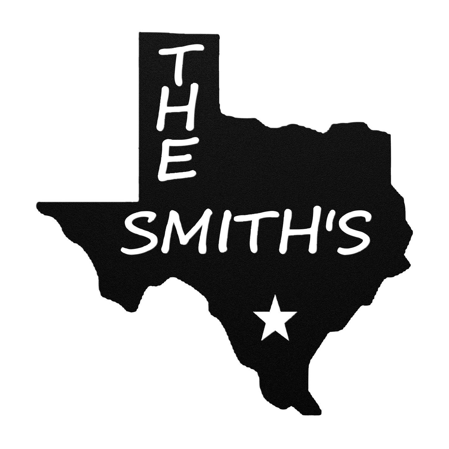 Family Name State of Texas (Customizable)