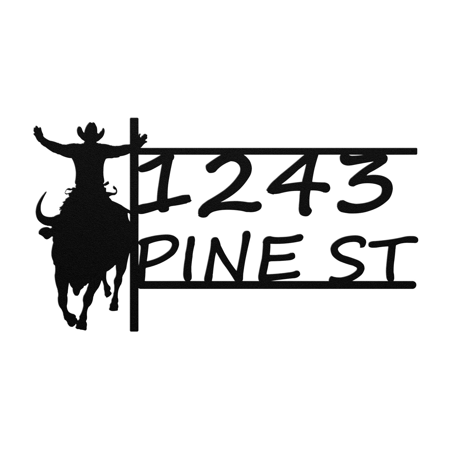 Man on Bull Street/House Numbers (Customizable)