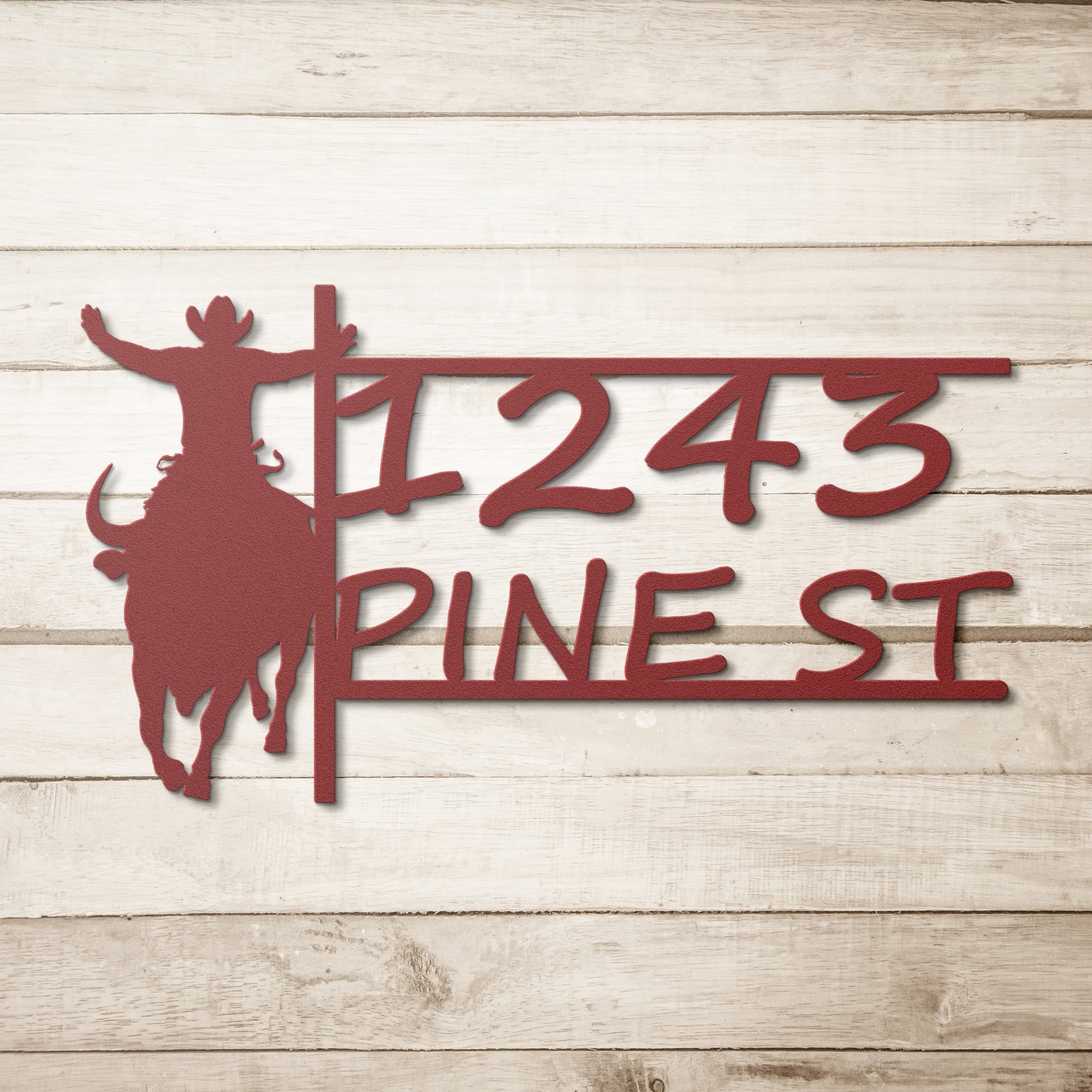 Man on Bull Street/House Numbers (Customizable)