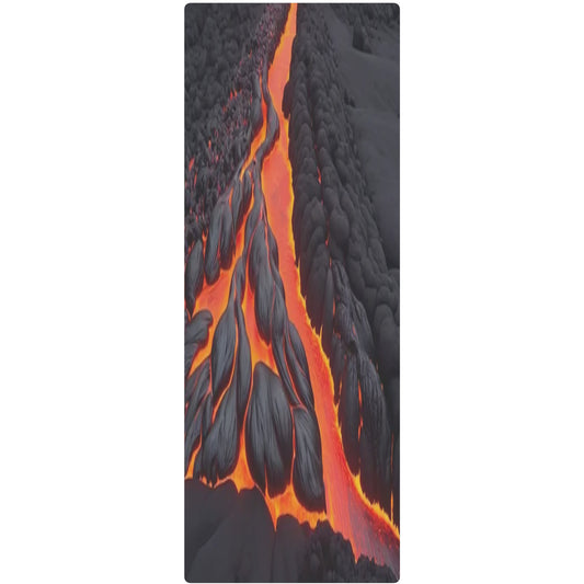 Lava Flowing Yoga Mat