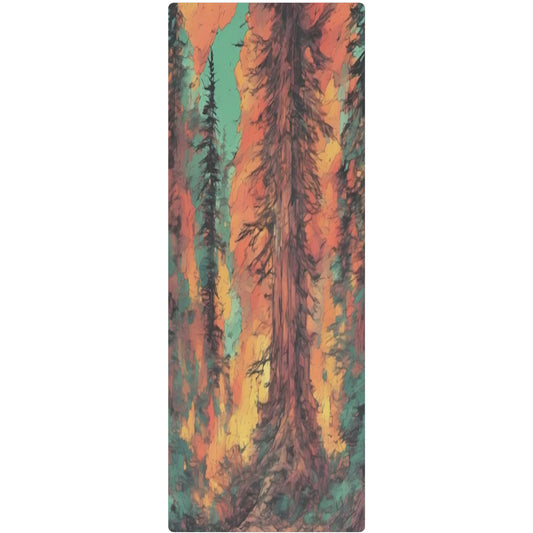 Redwood on Fire Yoga Mat