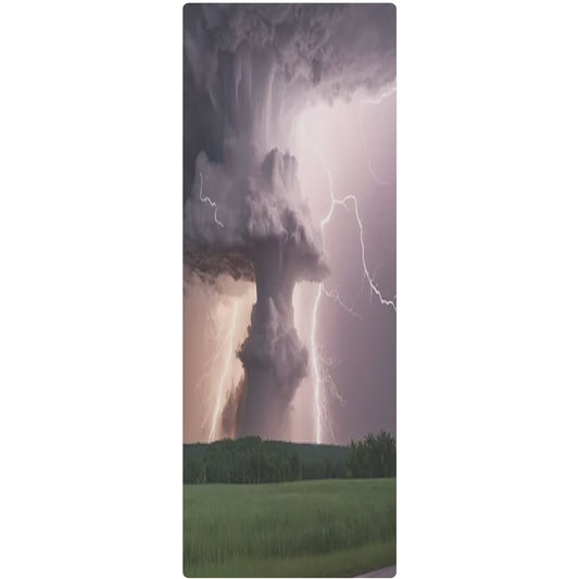 Thunderstorm with Lightening Yoga Mat